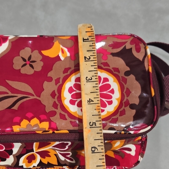 Vera Bradley Pink and Yellow Floral Crossbody Bag - Picture 8 of 9